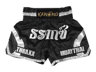 Personalizace Muay Thai Trenky : KNSCUST-1203 Černá