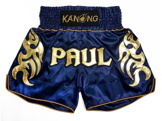 Personalizace Muay Thai Trenky : KNSCUST-1204 Námořnictvo