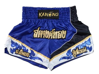 Personalizace Muay Thai Trenky : KNSCUST-1230 Modrá