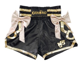 Personalizace Muay Thai Trenky : KNSCUST-1232 Černá