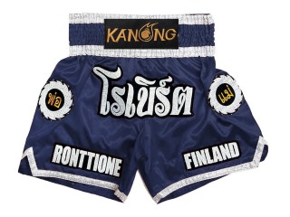 Personalizace Muay Thai Trenky : KNSCUST-1242-Námořnictvo