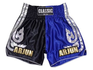 Personalizace Muay Thai Trenky : KNSCUST-1243-Černo-Modrá