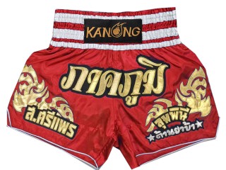 Personalizace Muay Thai KNSCUST-1249-Červená