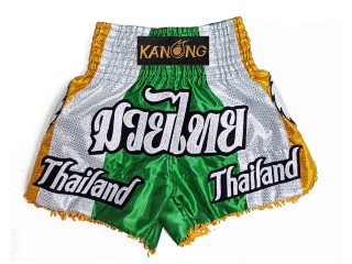 Personalizace Muay Thai KNSCUST-1252-Zelená